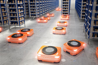 Track Robots In A Warehouse With Mobile Computers