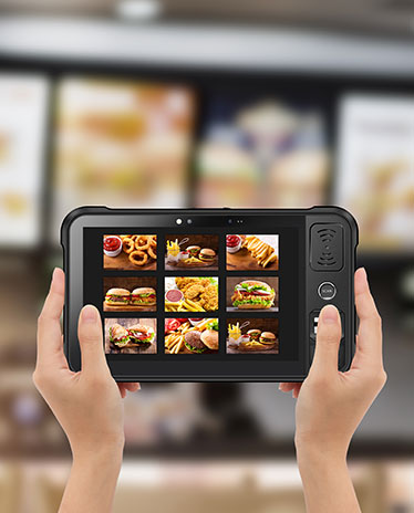 KFC Restaurant Management with Chainway P80 Industrial Tablets