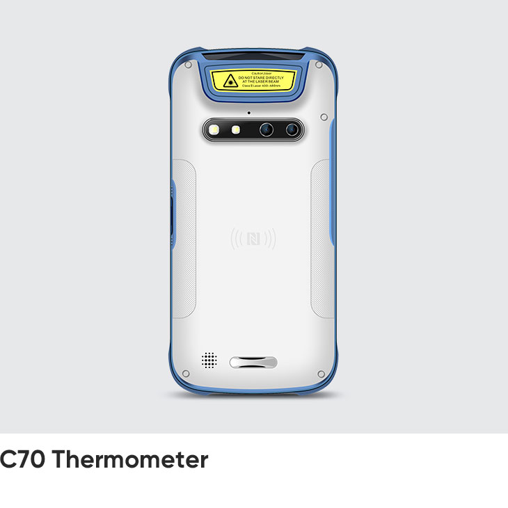 Mobile Computer with Thermometer